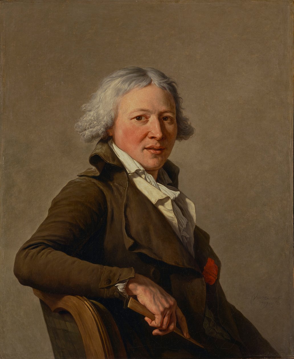 Porträt des Bildhauers Roland von François André Vincent