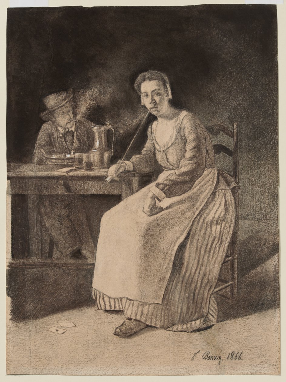 Inneres einer Schenke von François Bonvin