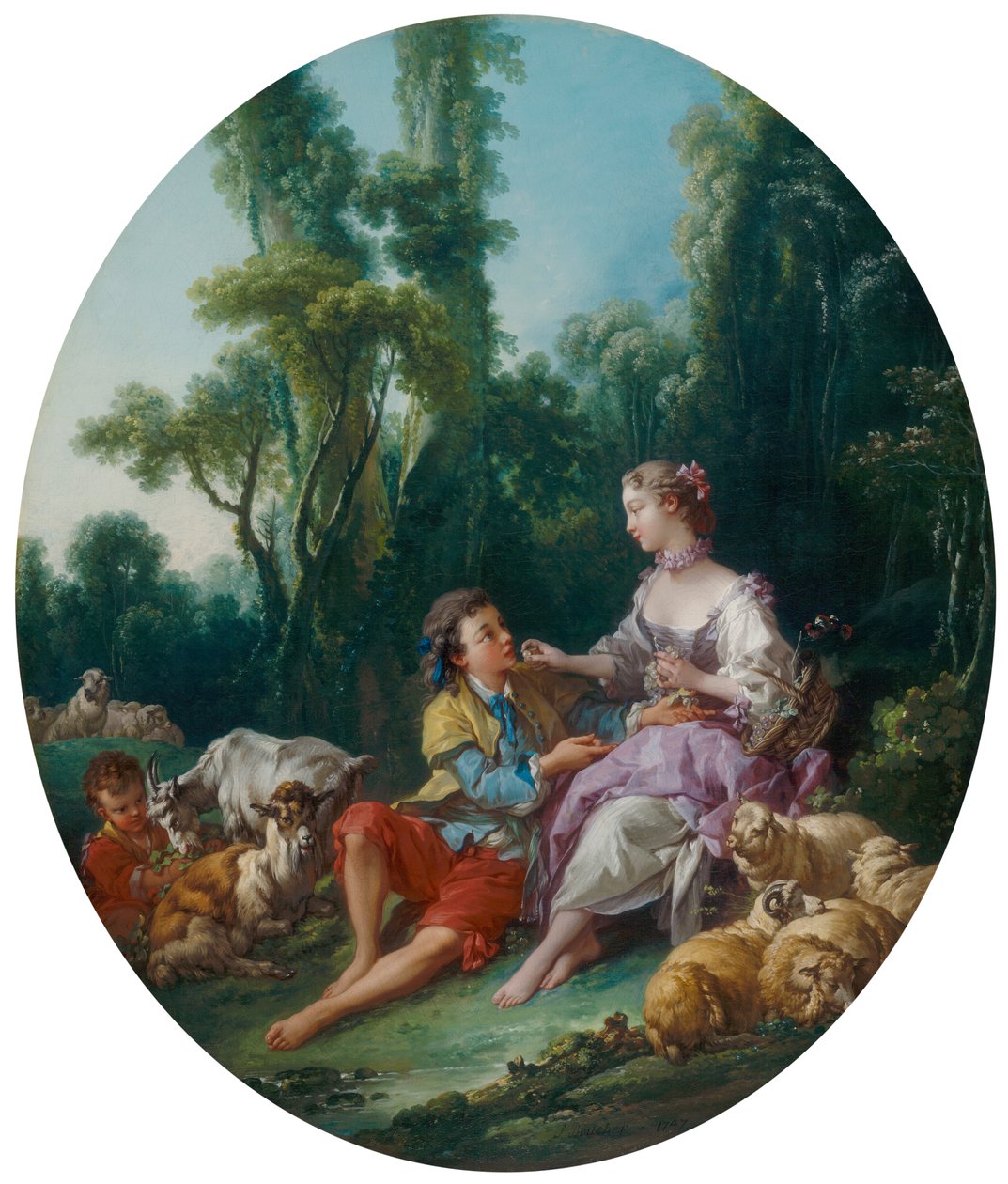 Denken sie an die Traube? (Pensent-ils au raisin?) von François Boucher
