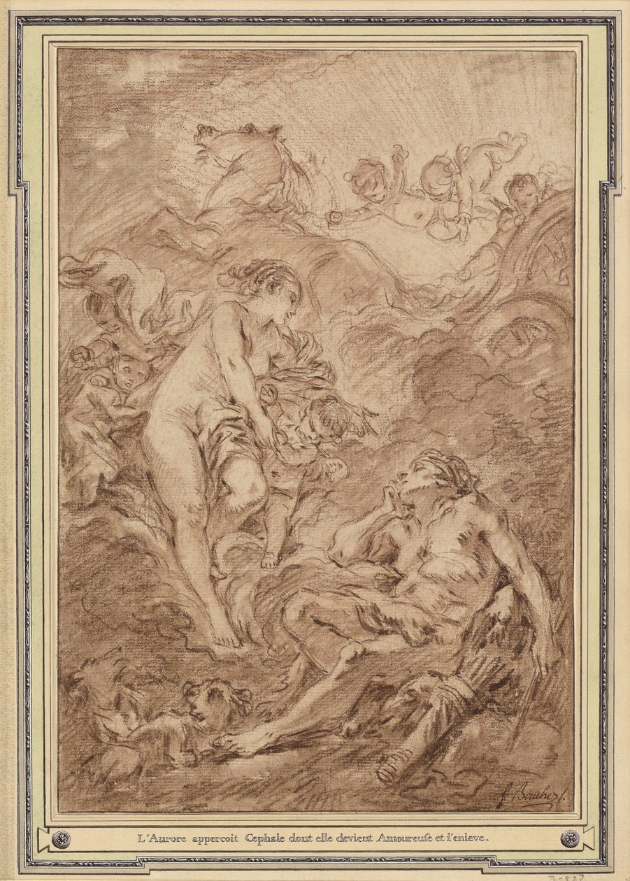 Aurora und Cephalus, ca. 1766 von Francois Boucher