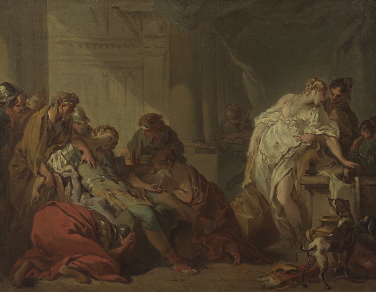 Tod des Meleager von François Boucher
