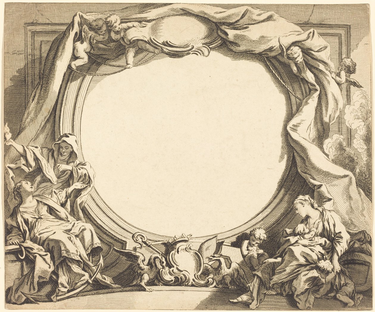 Glaube und Nächstenliebe von François Boucher