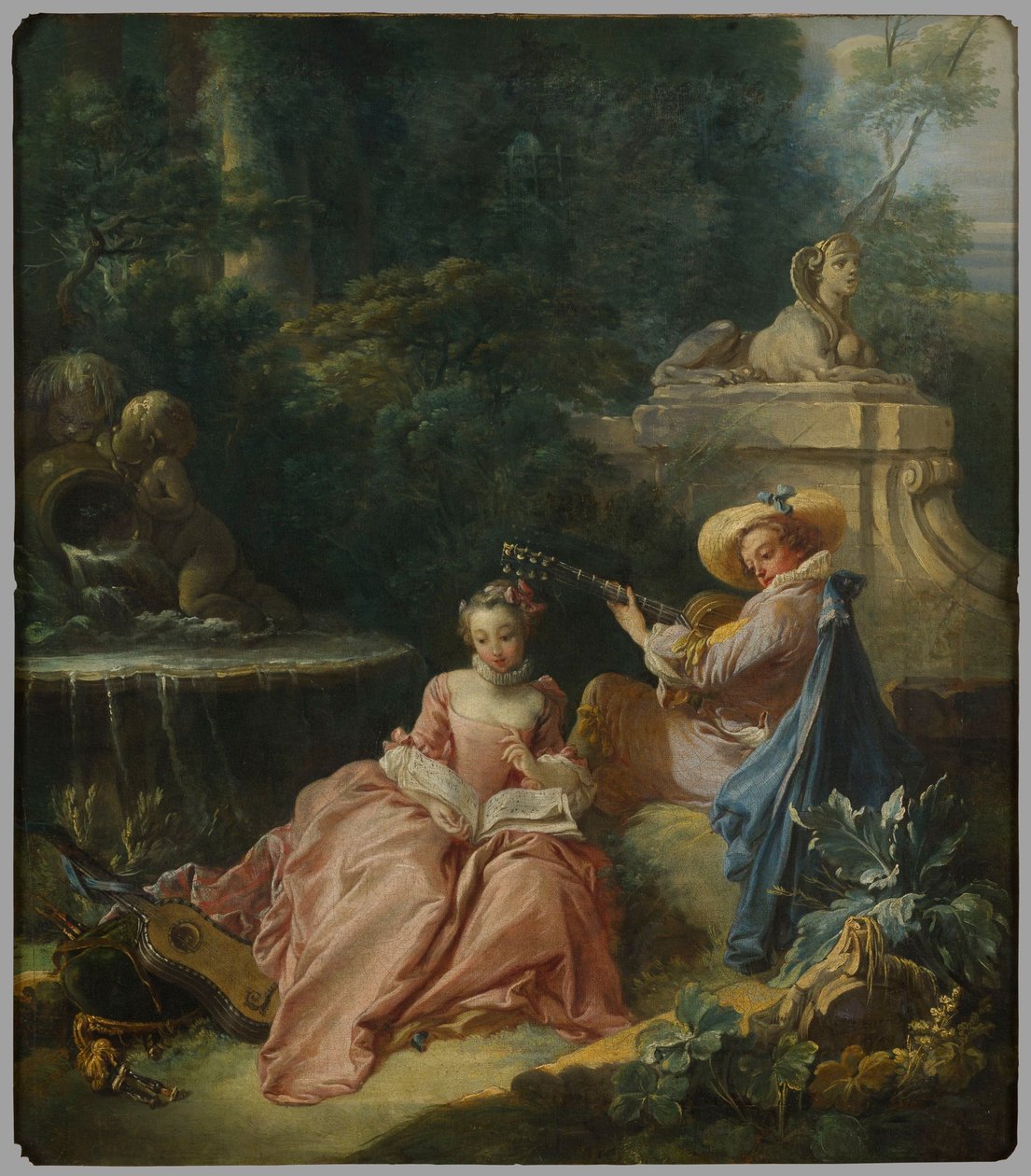 Die Musikstunde von François Boucher