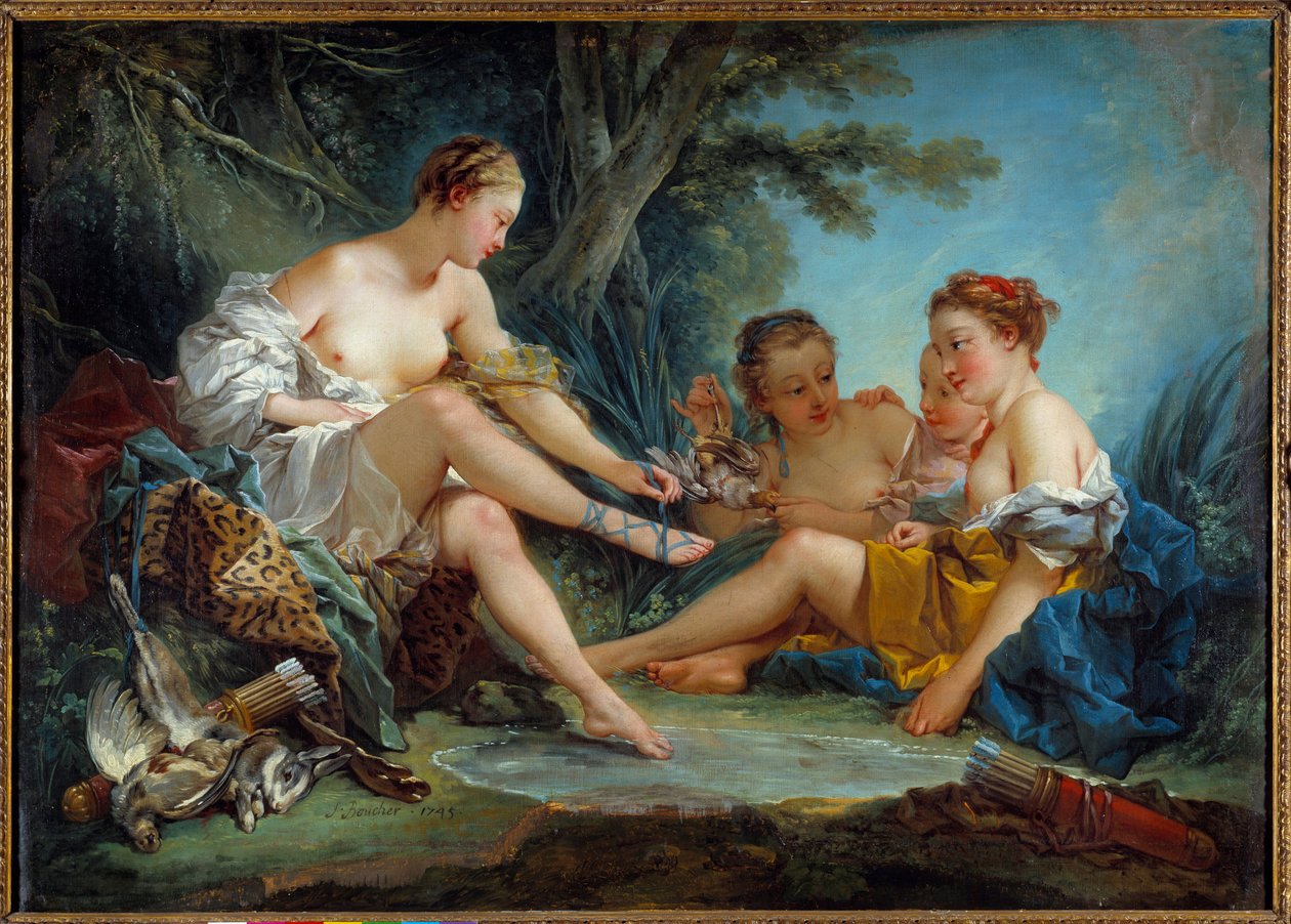 Die Rückkehr von Dianas Jagd von François Boucher