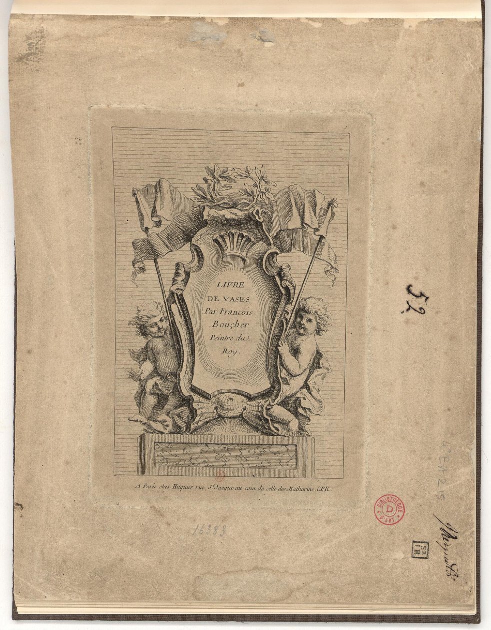 Buch der Vasen von François Boucher von François Boucher