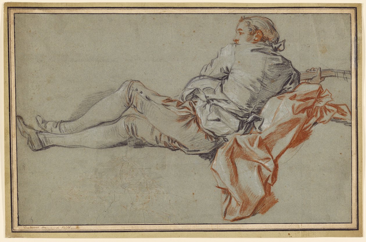 Liegende männliche Figur von François Boucher