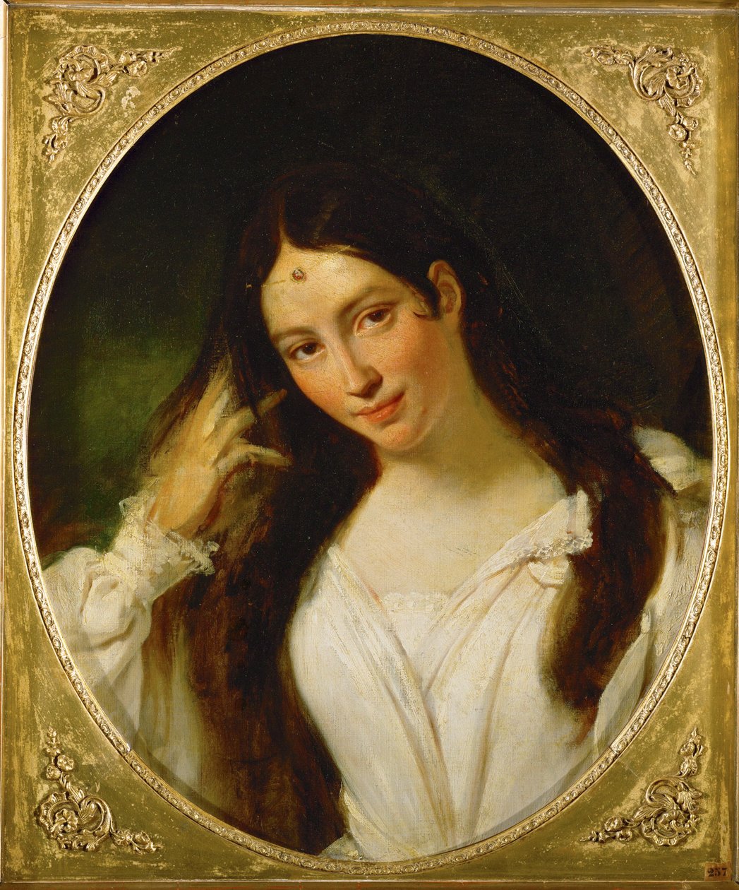 Die Sängerin Maria de la Felicidad Garcia, genannt Malibran, als Desdemona von Francois Bouchot