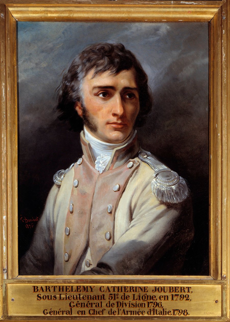Porträt von Barthelemy Joubert (1769-1799) im Uniform eines Leutnants von Francois Bouchot