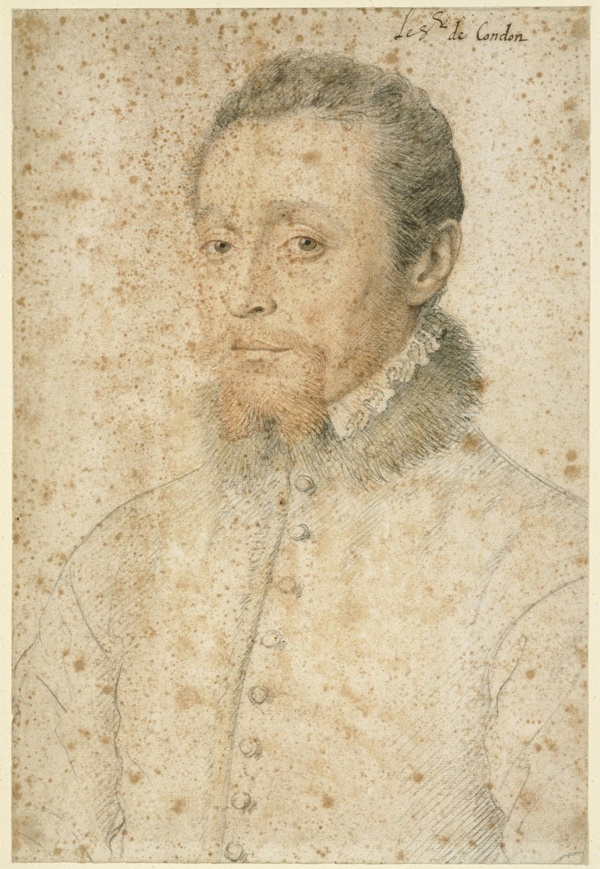 Bildnis des Charles de Pisseleu, Bischof von Condom von François Clouet
