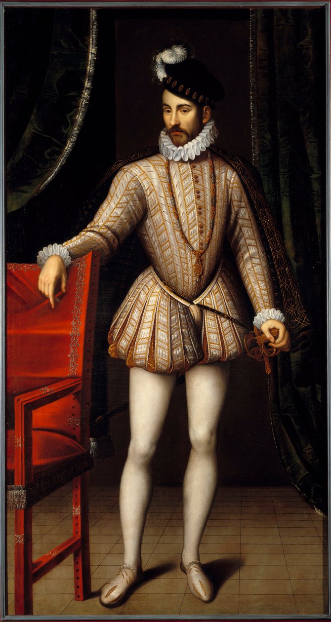 Ganzkörperporträt von Karl IX., König von Frankreich von François Clouet