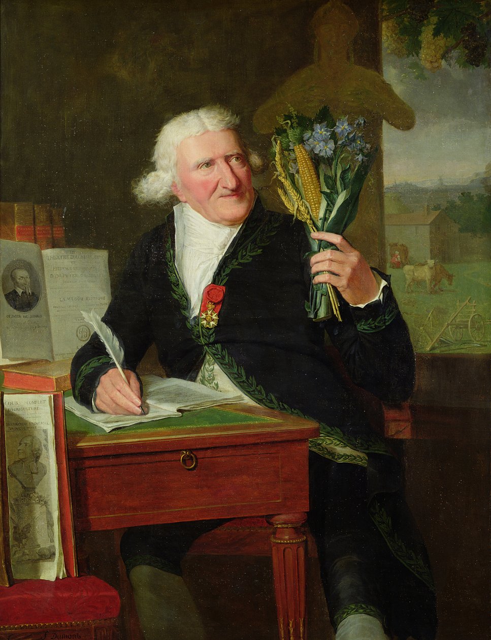 Porträt von Antoine Parmentier (1737-1813) 1812 von Francois Dumont