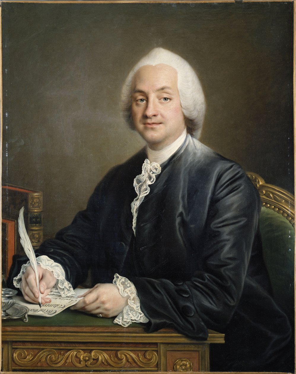 Porträt von Denis Paul Le Pot de la Fontaine, 1772 von Francois Hubert Drouais