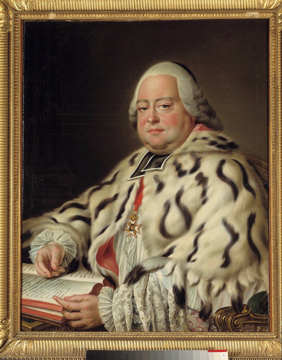 Porträt von Francois Camille de Lorraine, Ritter von Malta (1726-1788), Abt von Saint Victor von Marseille, Großdekan des Kapitels der Kathedrale von Straßburg. Gemälde von Francois Hubert Drouais (1727-1775) 18. Jahrhundert von Francois Hubert Drouais