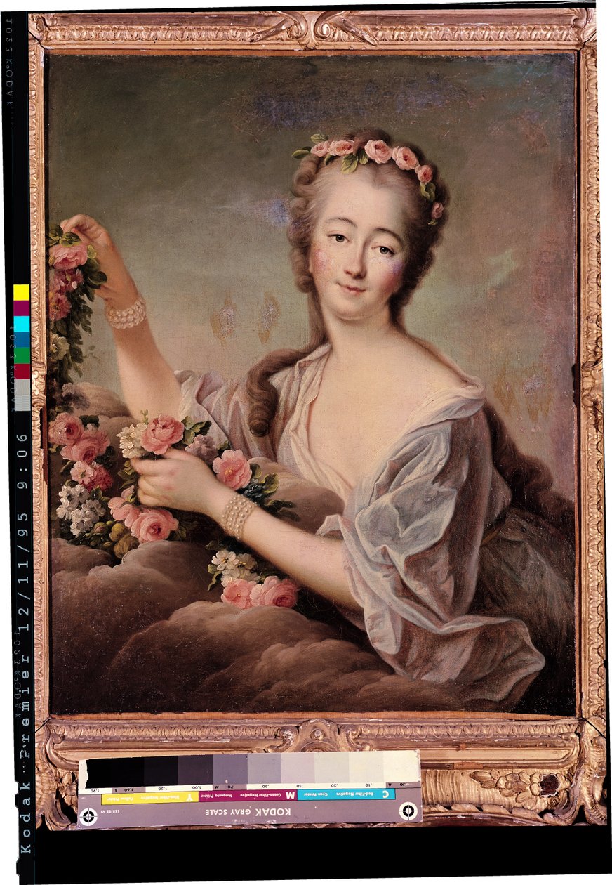 Porträt der Gräfin du Barry (1743-93) als Flora von Francois Hubert Drouais