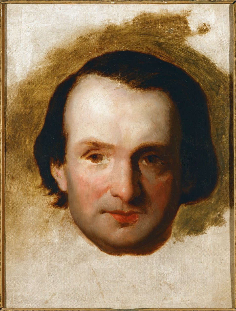 Porträt des Dichters Victor Hugo, entschiedener Kritiker und Gegner von Kaiser Napoleon III, den er Napoleon den Kleinen nannte von François Joseph Heim