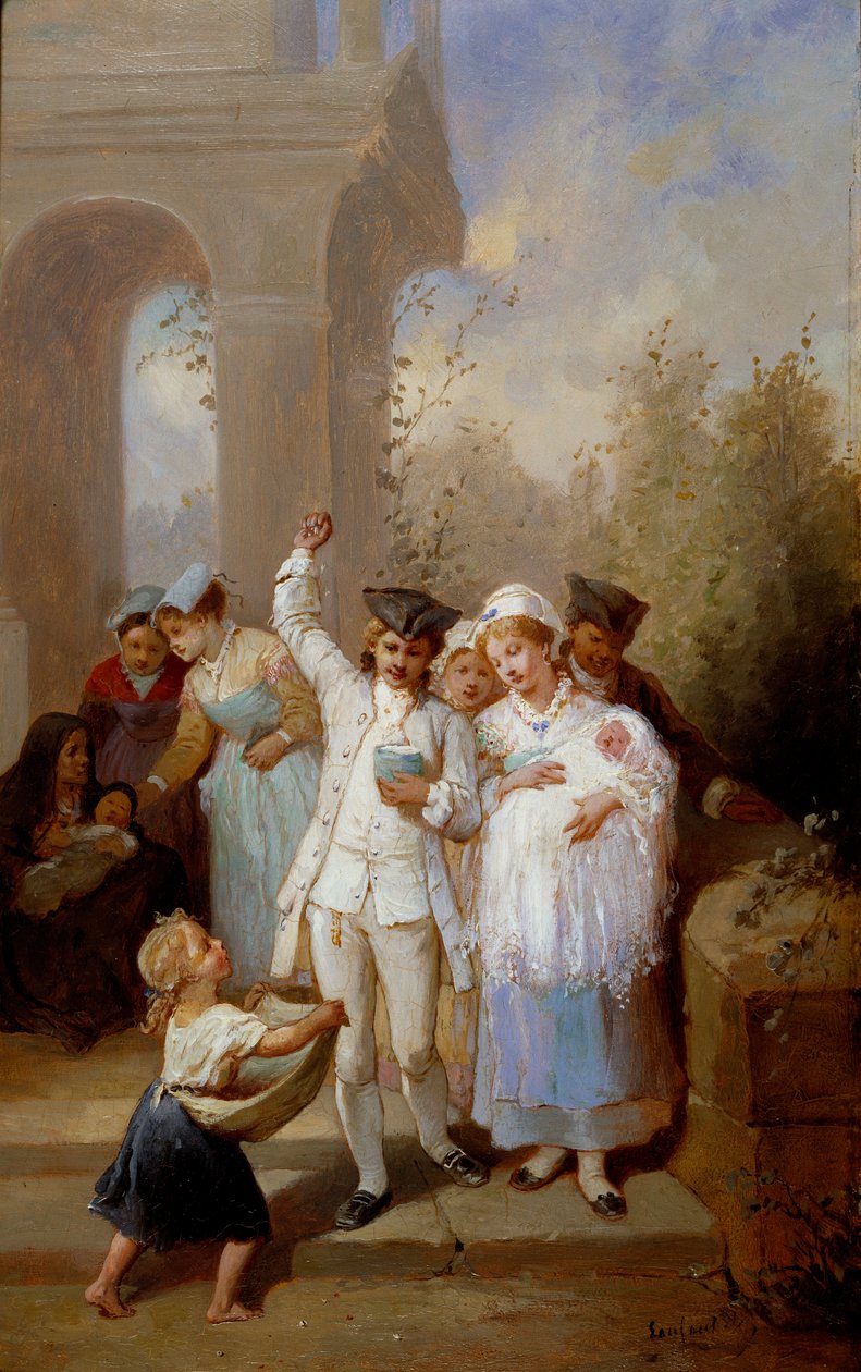 Die Taufe von Francois Louis Lanfant de Metz