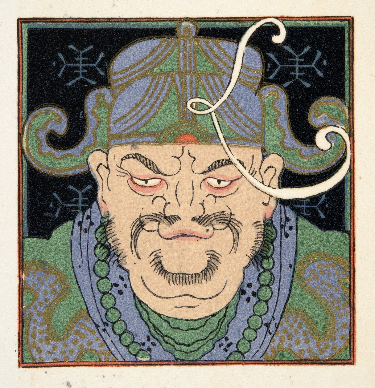 Chinese aus Personages de Comedie, veröffentlicht 1922 von Francois Louis Schmied