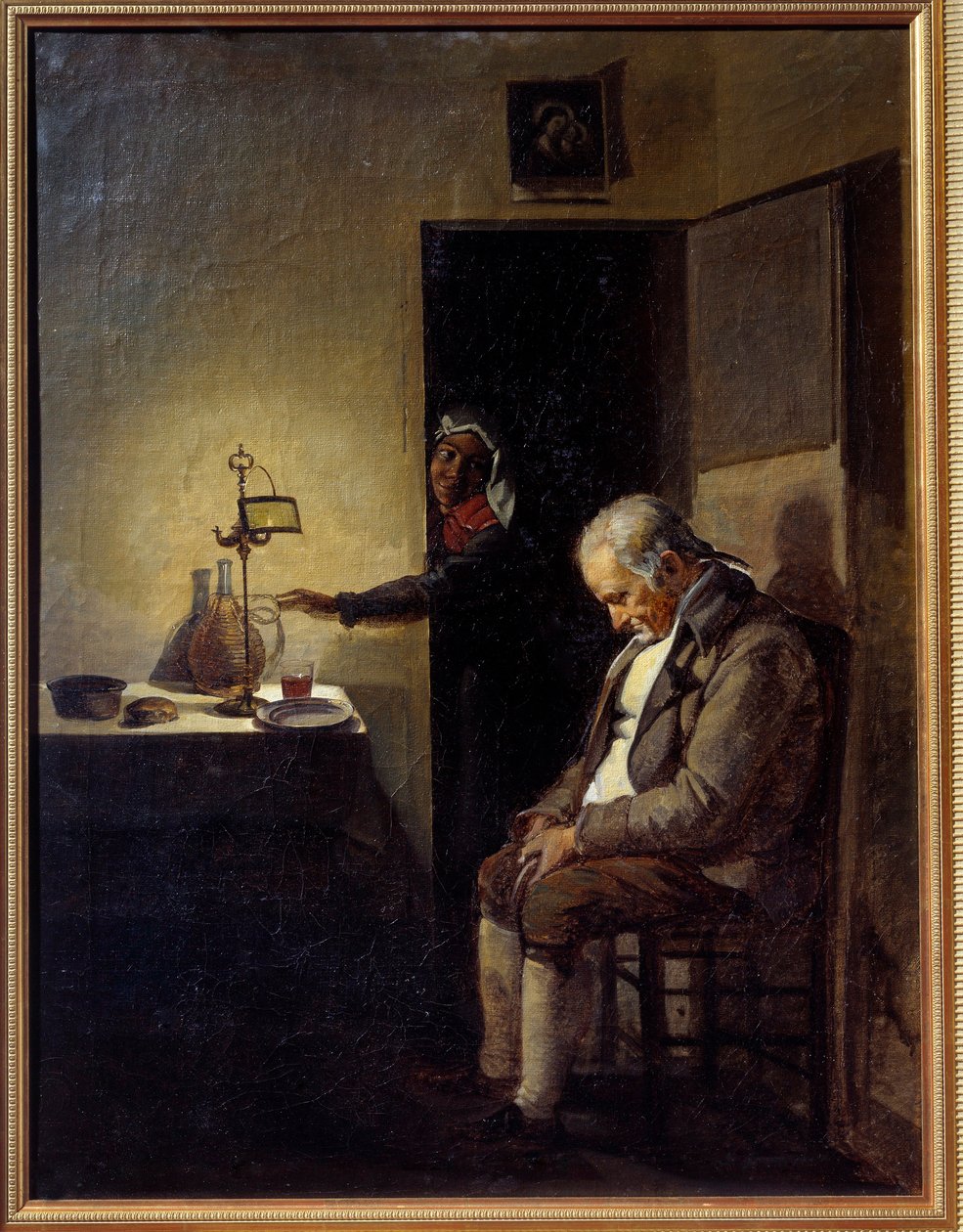 Schlaf. Gemälde von François Marius Granet (1775-1849) 19. Jahrhundert Aix-en-Provence, Musée Granet von Francois Marius Granet