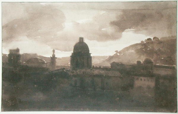 Ansicht von Rom von Santa Trinita dei Monti von Francois Marius Granet