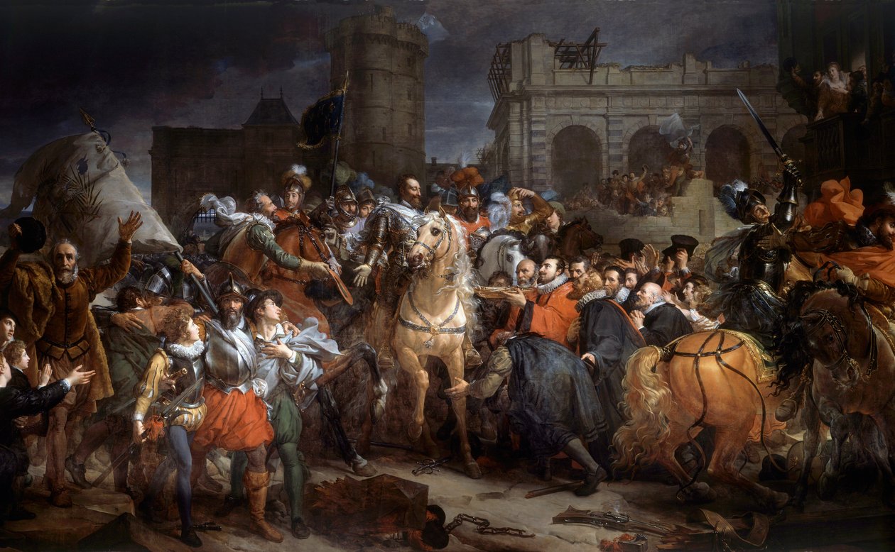 Einzug von Henri IV. in Paris, 22. März 1594 von Baron François Pascal Simon Gérard