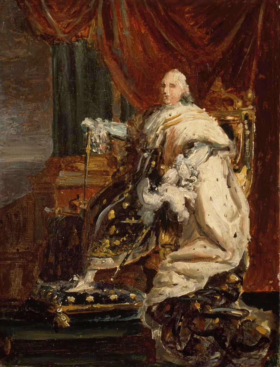 König Ludwig XVIII., ca. 1816-18 von Francois Pascal Simon Baron Gerard