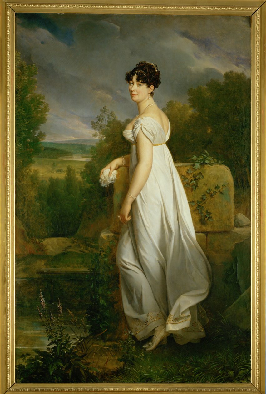 Mme Visconti, Frau des ehemaligen Botschafters der cis-alpinen Republik in Frankreich von Francois Pascal Simon Baron Gerard