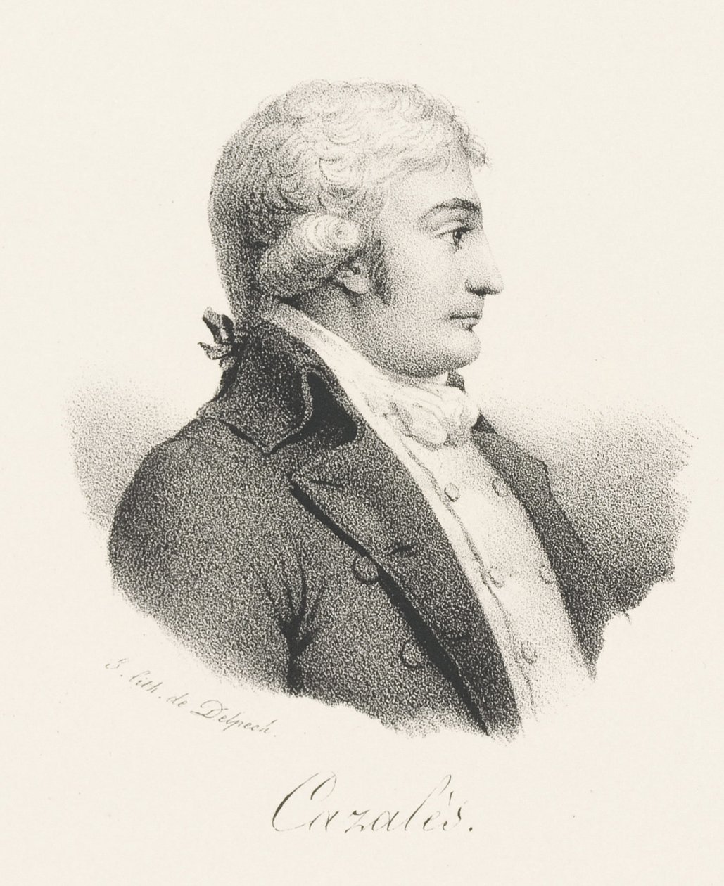 Jacques Antoine Marie de Cazalès 1758-1805, ca. 1820 von Francois Seraphin Delpech