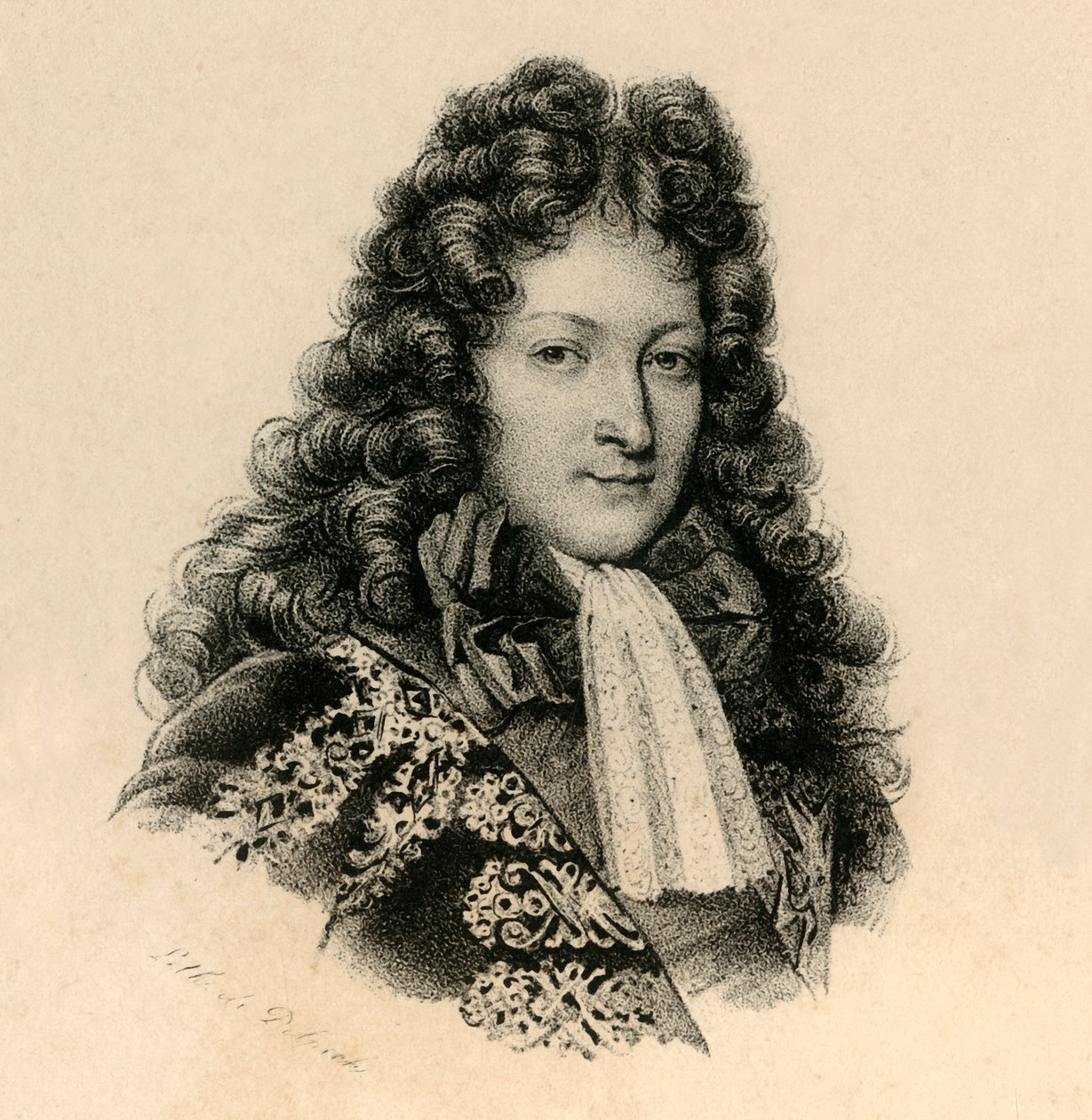 Louis Dauphin, Sohn von Louis XIV, 1661-1711, um 1830 von Francois Seraphin Delpech