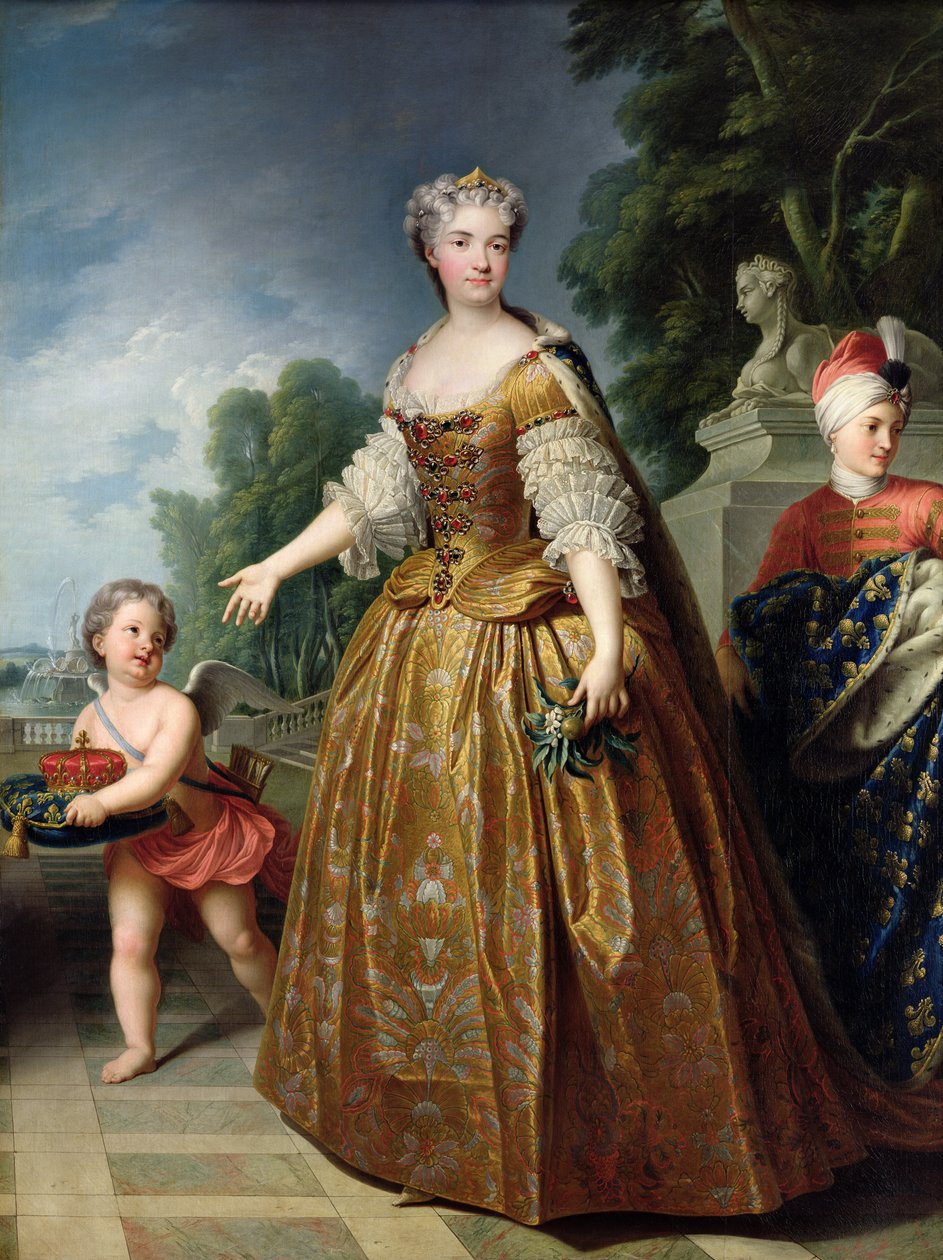 Porträt von Marie Leczinska (1703-68) nach 1725 von Francois Stiemart