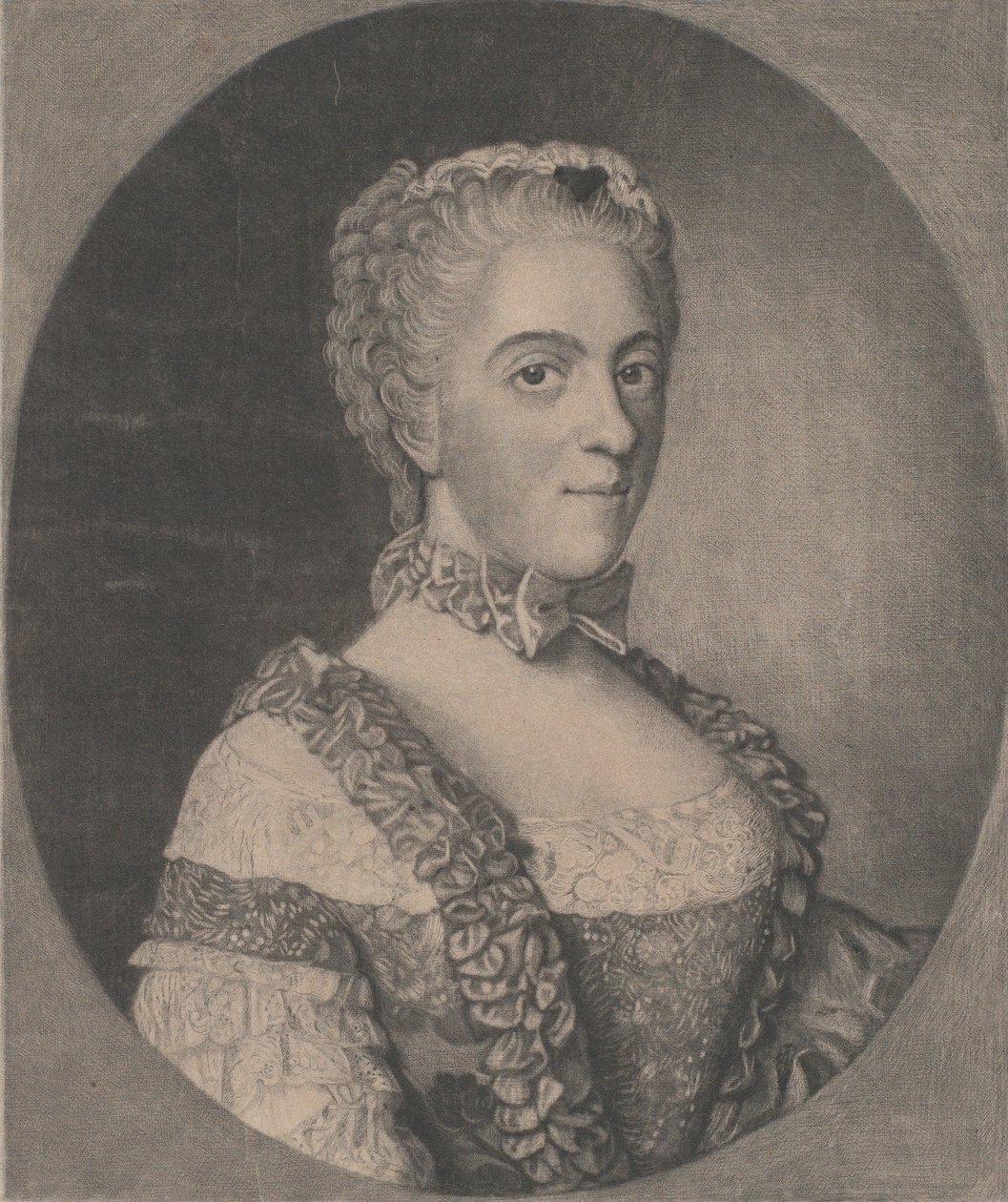 Porträt von Mme. Anne-Henriette de France, 1750 von Francois Xavier Vispre