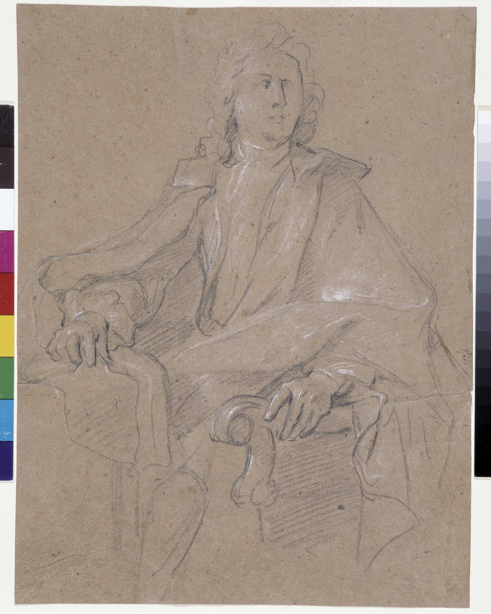 Porträt von Jules Hardouin Mansart (1645-1708) von Francois de Troy
