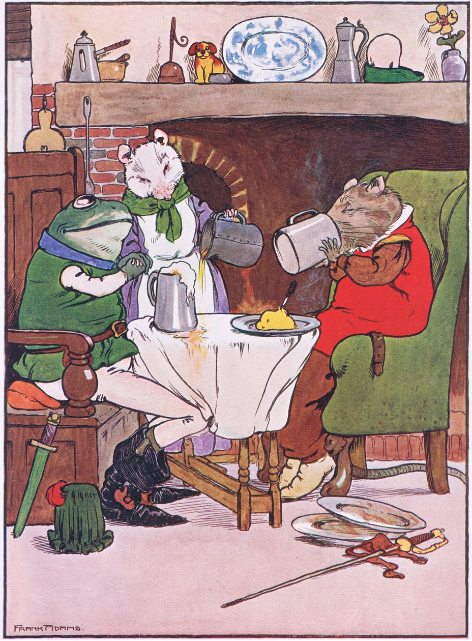 Bitte Frau Maus, geben Sie uns etwas Bier, Illustration aus 