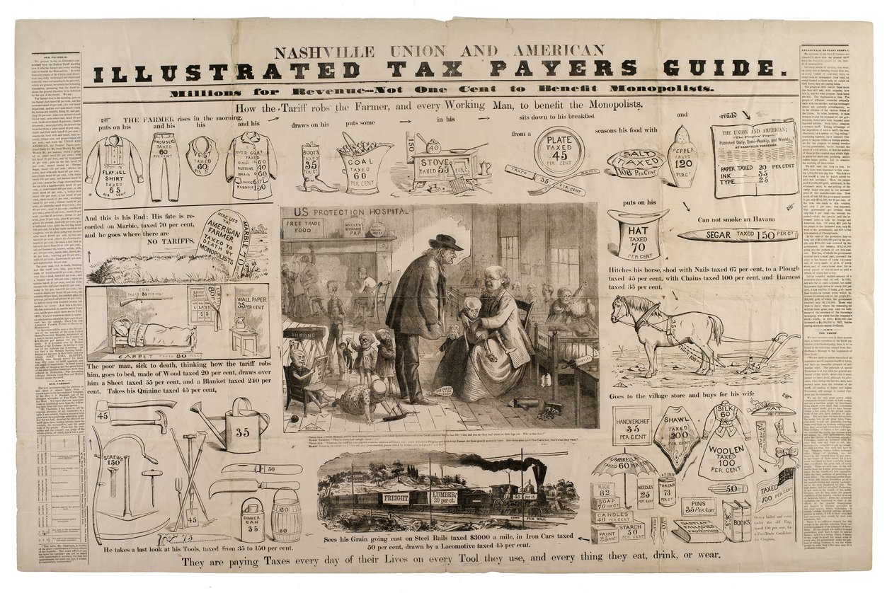 Nashville Union und American illustrierter Steuerzahlerführer, ca. 1869-73 von Frank Bellew