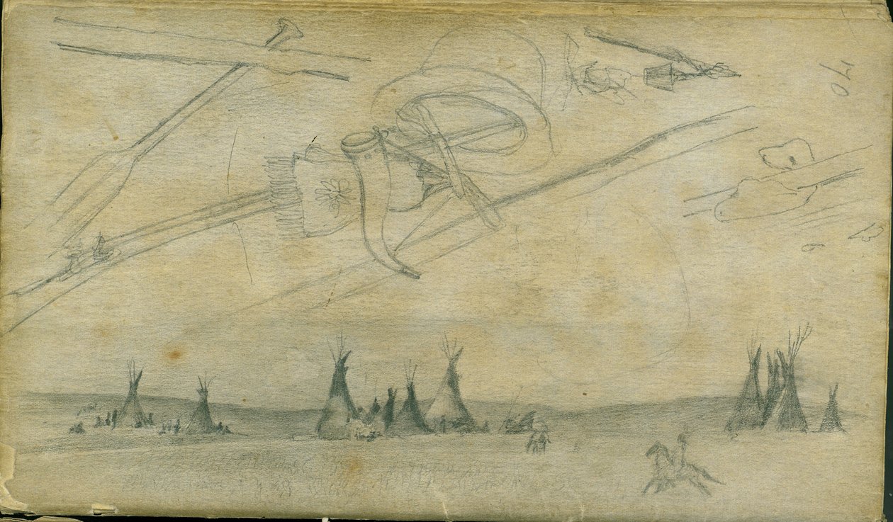 Skizzen, 1851 von Frank Blackwell Mayer