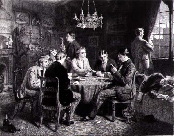 Reverie - Eine Stimme aus der Ferne, graviert von Robert W. Macbeth (1848-1910) veröffentlicht von Thomas McLean von Frank (after) Dicksee