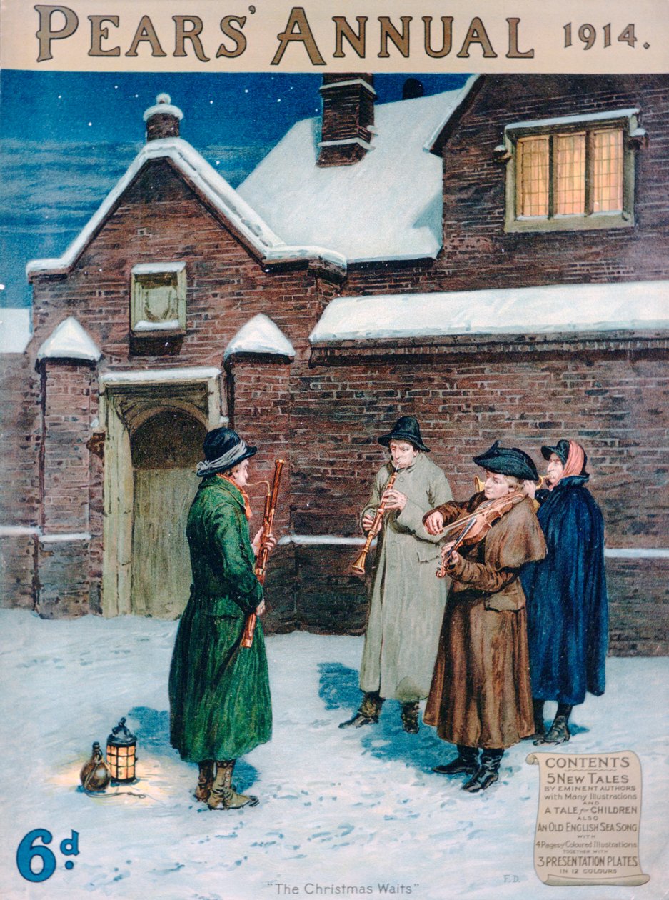 Die Weihnachtswarten, Titelblatt des Pears Annual, 1914 von Frank Dadd