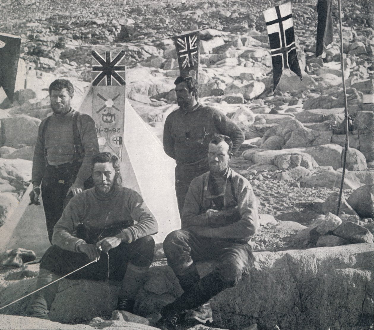 Die zweite Westexpedition am Cape Geology am Weihnachtstag, 1911, 1913 von Frank Debenham