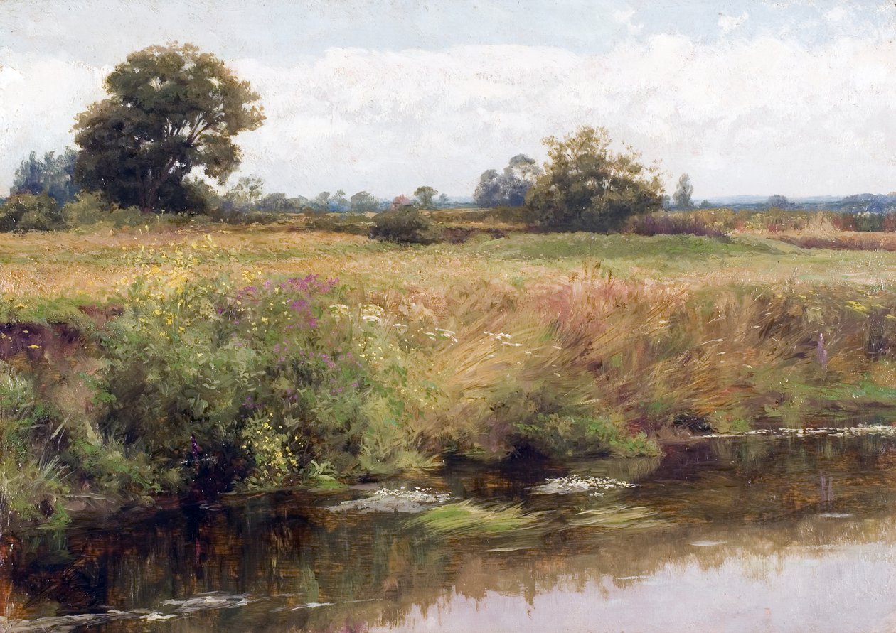 Eine Landschaft in Surrey von Frank Dicksee