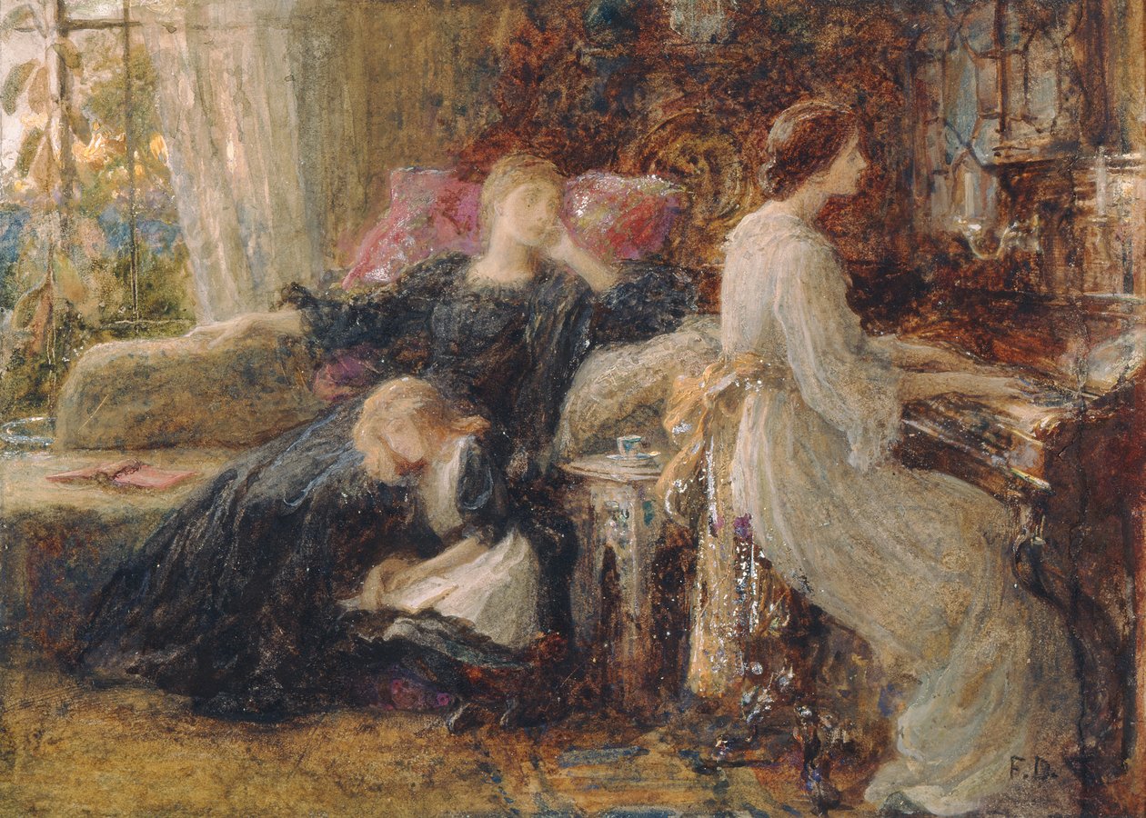 Erinnerungen, um 1886 von Frank Dicksee