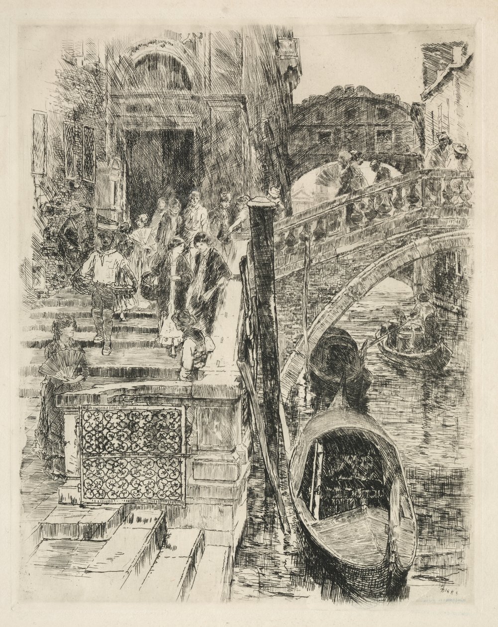 Seufzerbrücke, Venedig von Frank Duveneck