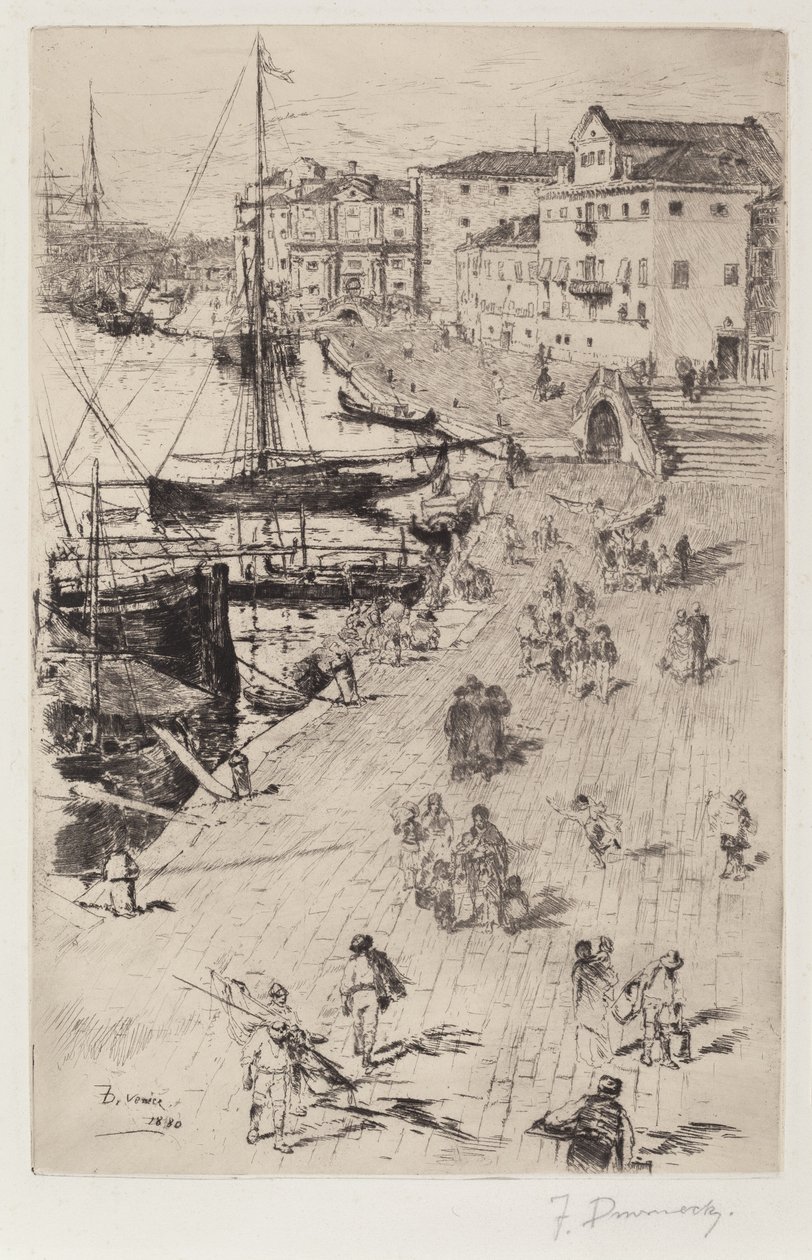 Riva degli Schiavoni, Nr. 2 von Frank Duveneck