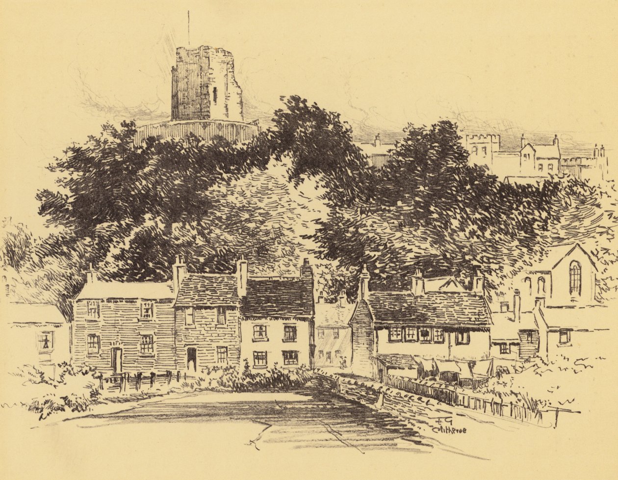 Clitheroe Castle von Frank Greenwood