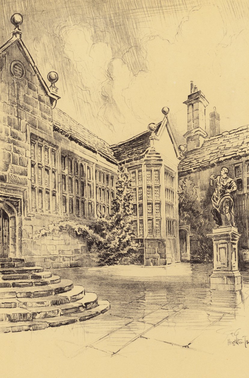 Hoghton Tower, Der Obere Hof von Frank Greenwood