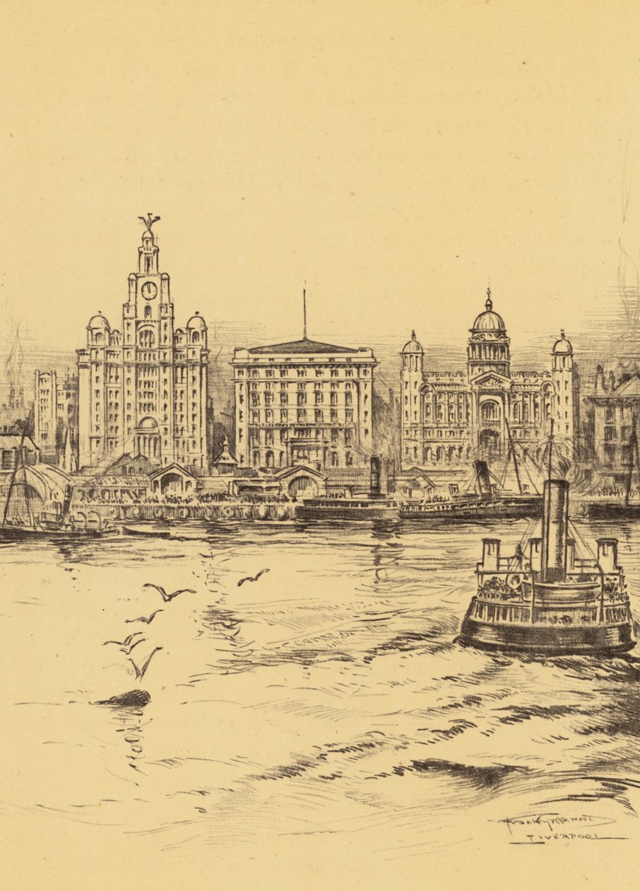 Liverpool, Die neue Uferpromenade von Frank Greenwood