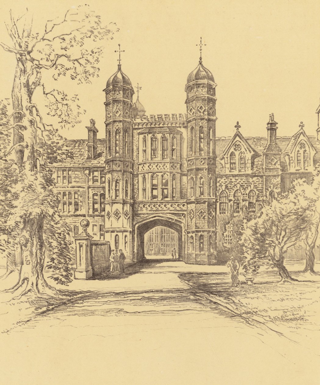 Rossall Schule von Frank Greenwood
