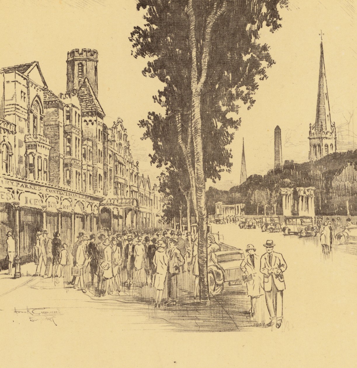 Southport, Lord Street von Frank Greenwood