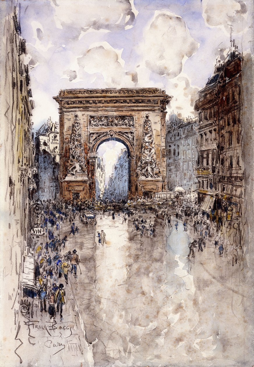 La Porte St. Denis, Paris von Frank Myers Boggs