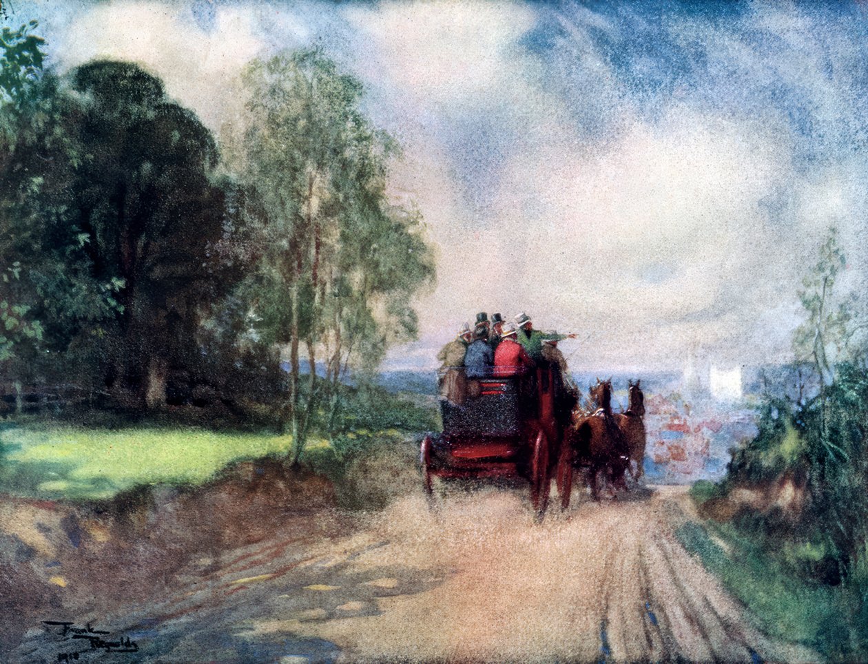 In der Kutsche von Rochester von Frank Reynolds