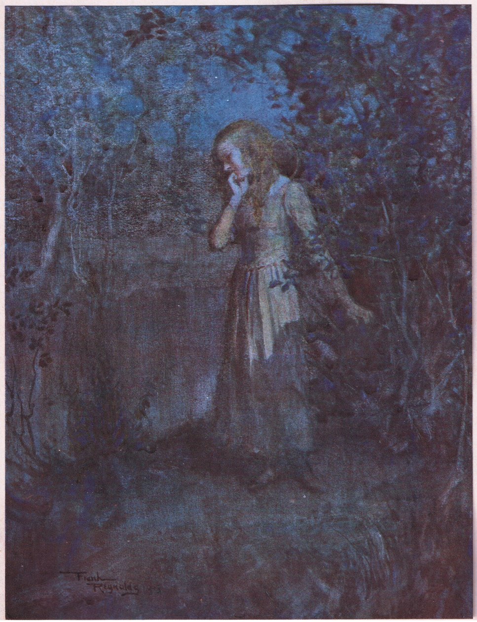 Das Licht war in Dunkelheit übergegangen und der Abend vertiefte sich in die Nacht, ca. 1920 von Frank Reynolds
