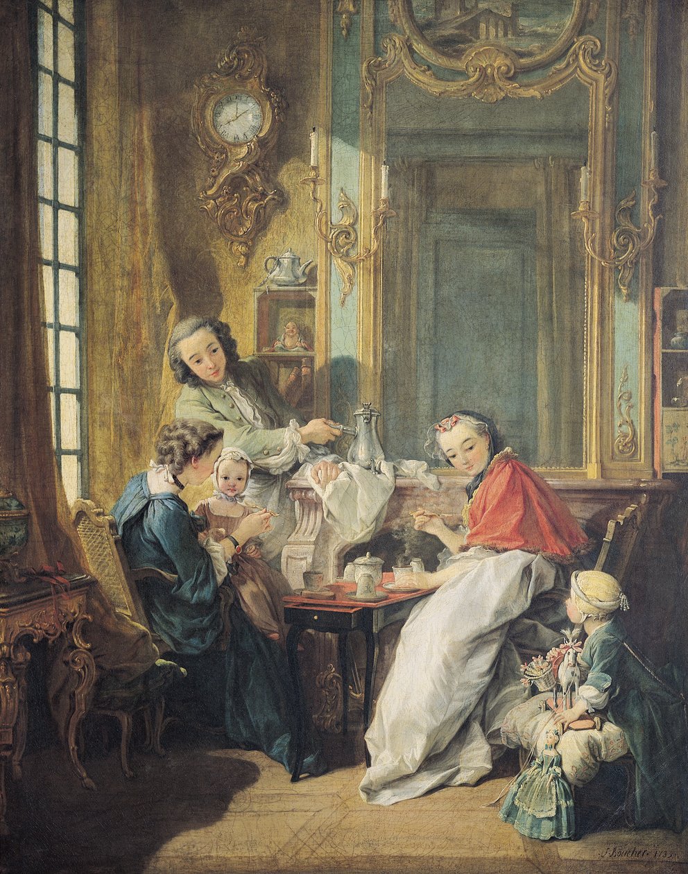 Die Nachmittagsmahlzeit, 1739 von François Boucher